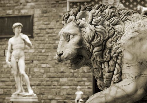 Florence-Lion and David-min
